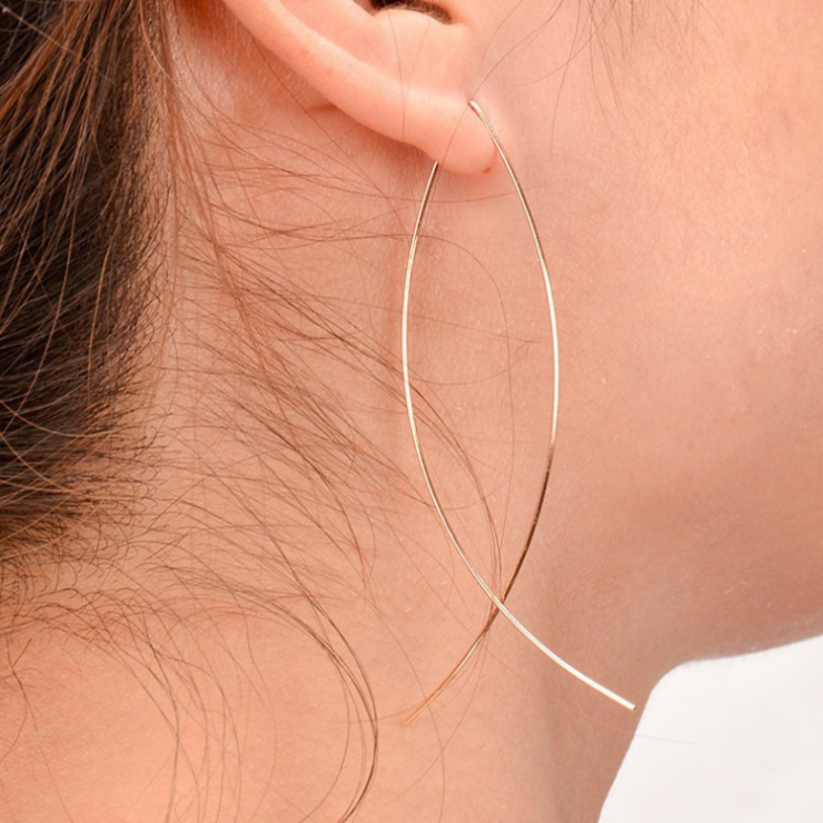 New-Fashion-Dangle-Hanging-Long-Drop-Earrings-Ear-line-For-Women-simple-Snake-chain-Tassel-Jewelry-1
